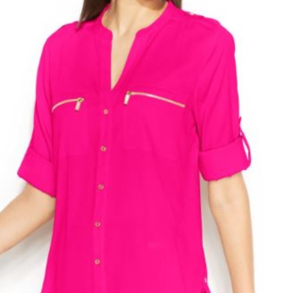 Calvin Klein Roll Tab Sleeve Shirt